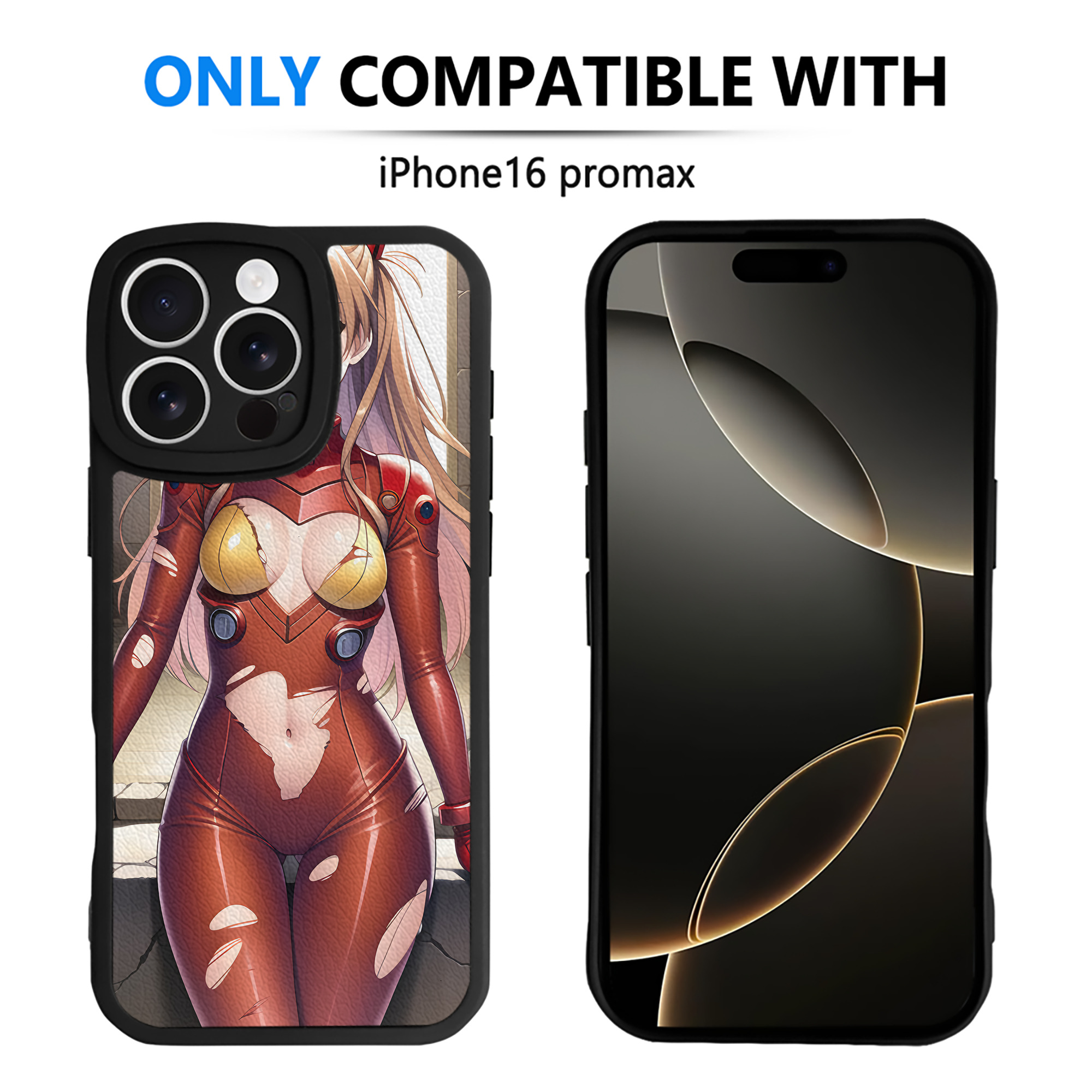 （画像用） EVA 新世紀エヴァンゲリオン 【iPhone 16シリーズ対応】シリコンスマホケース（レザー調） 材質：シリコン